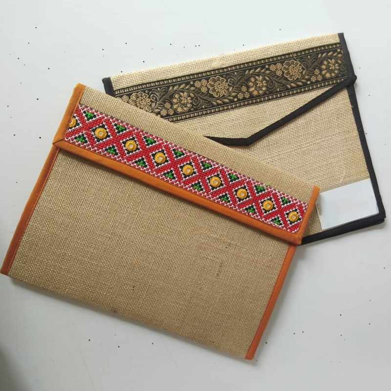 Jute File Folder